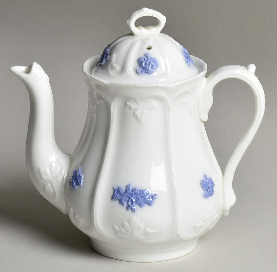 Chelsea (Smooth, Embossed) Individual Coffee Pot & Lid by Adderley-1