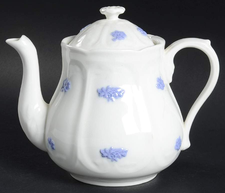 Chelsea (Smooth, Embossed) Teapot & Lid by Adderley-1