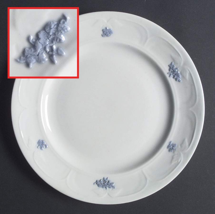 Chelsea (Smooth, Embossed) Large Dinner Plate by Adderley-1