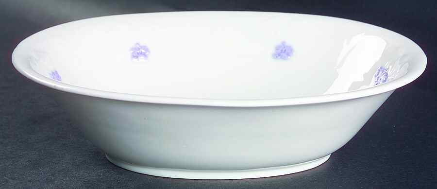 Chelsea (Smooth, Embossed) 9" Oval Vegetable Bowl by Adderley-1