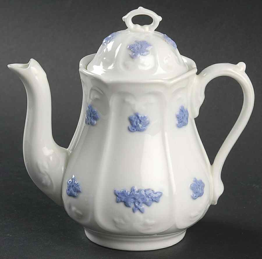 Chelsea (Smooth, Embossed) Mini Teapot & Lid by Adderley-1