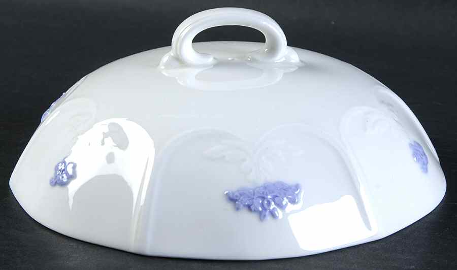 Chelsea (Smooth, Embossed) Lid for Round Butter by Adderley-1