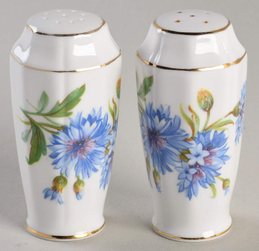 Cornflower Salt & Pepper Set by Adderley-1