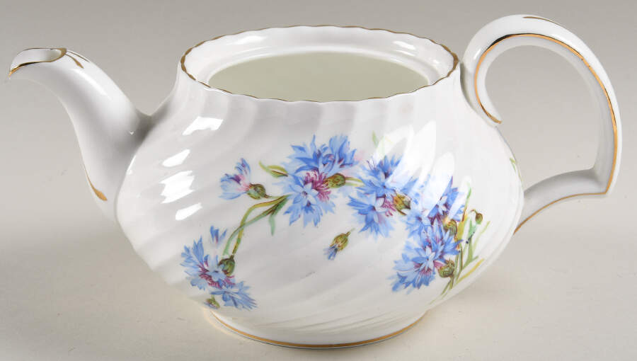 Cornflower Teapot No Lid by Adderley-1