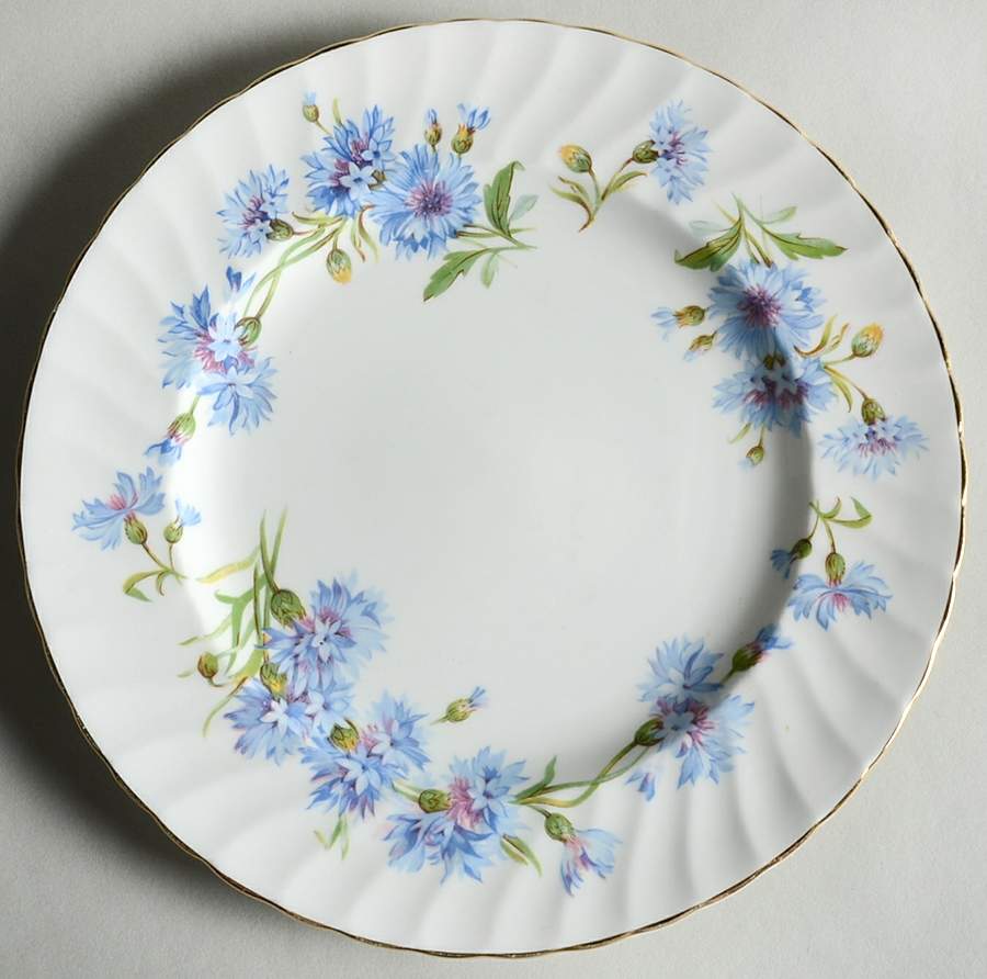 Cornflower Salad Plate by Adderley-1