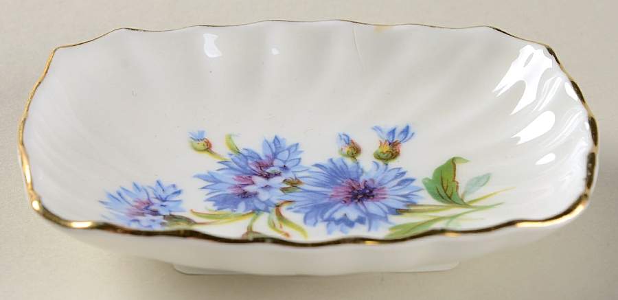 Cornflower Rectangular Sweet Meat Dish by Adderley-1