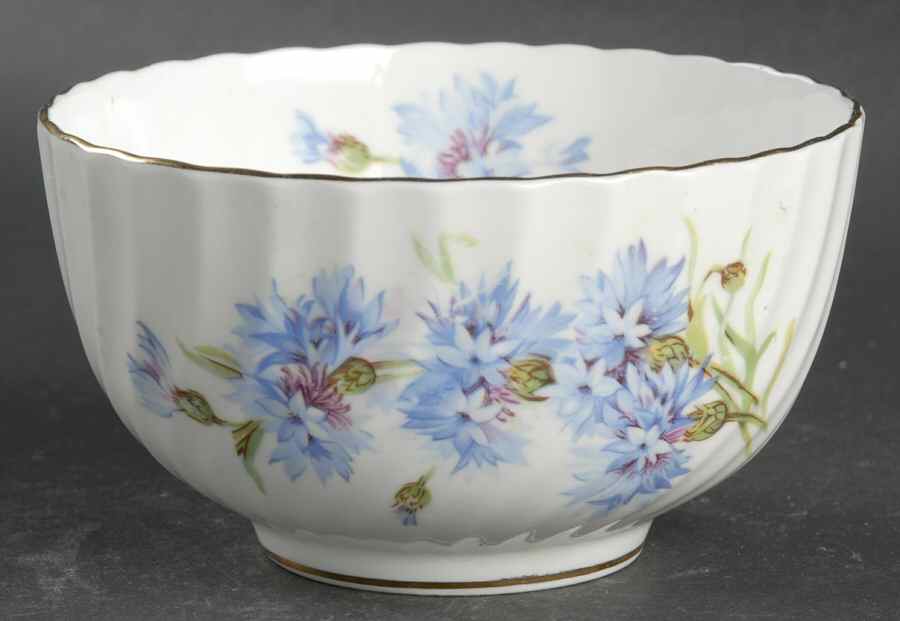 Cornflower Open Sugar Bowl by Adderley-1