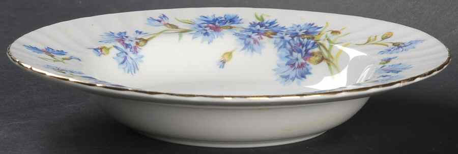 Cornflower Rim Soup Bowl by Adderley-1