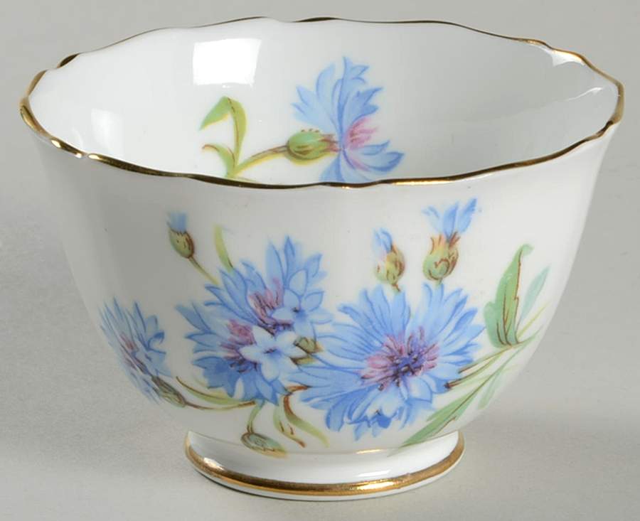 Cornflower Mini Open Sugar Bowl by Adderley-1