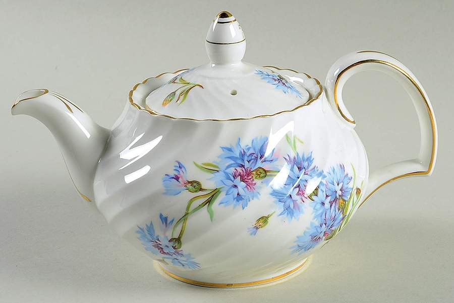 Cornflower Mini Teapot & Lid by Adderley-1