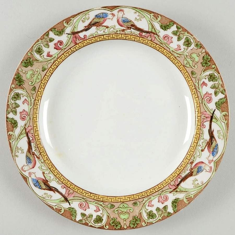 Delhi Blue Green Luncheon Plate by Adderley-1
