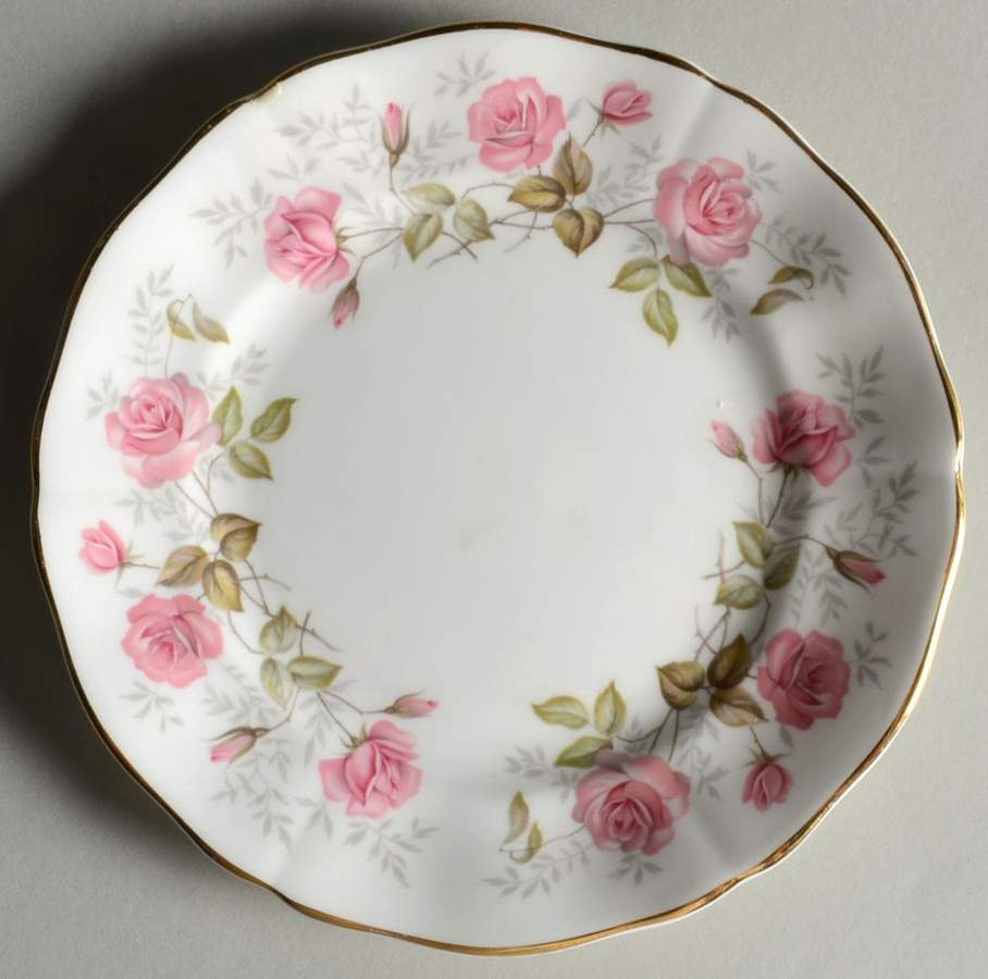 Devonshire Roses Bread & Butter Plate by Adderley-1