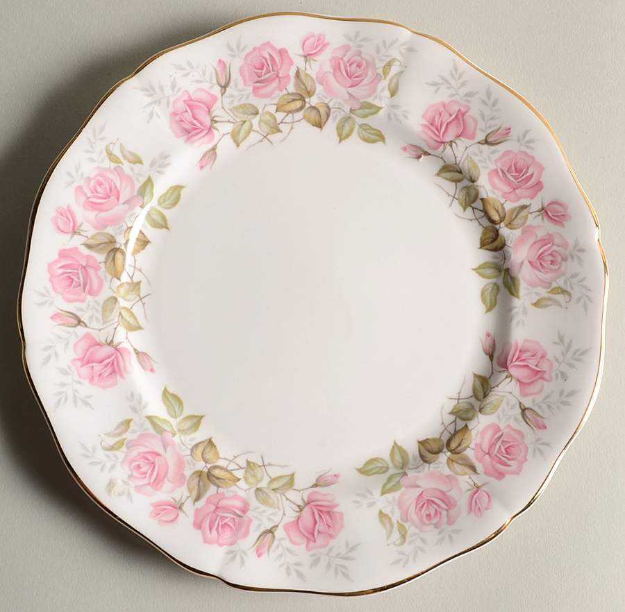 Devonshire Roses Salad Plate by Adderley-1