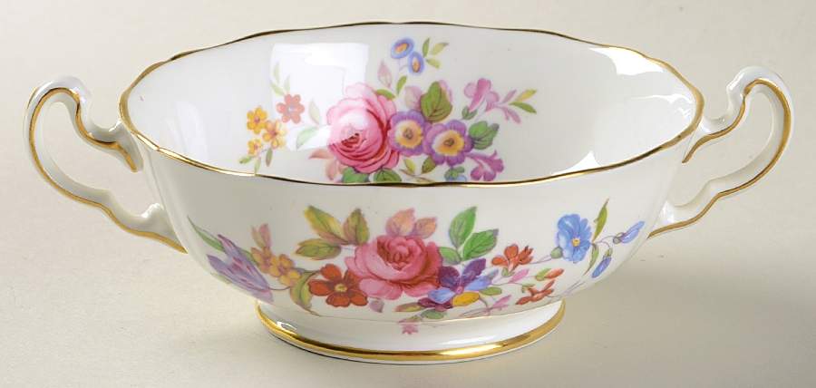 Devon Footed Cream Soup Bowl by Adderley-1
