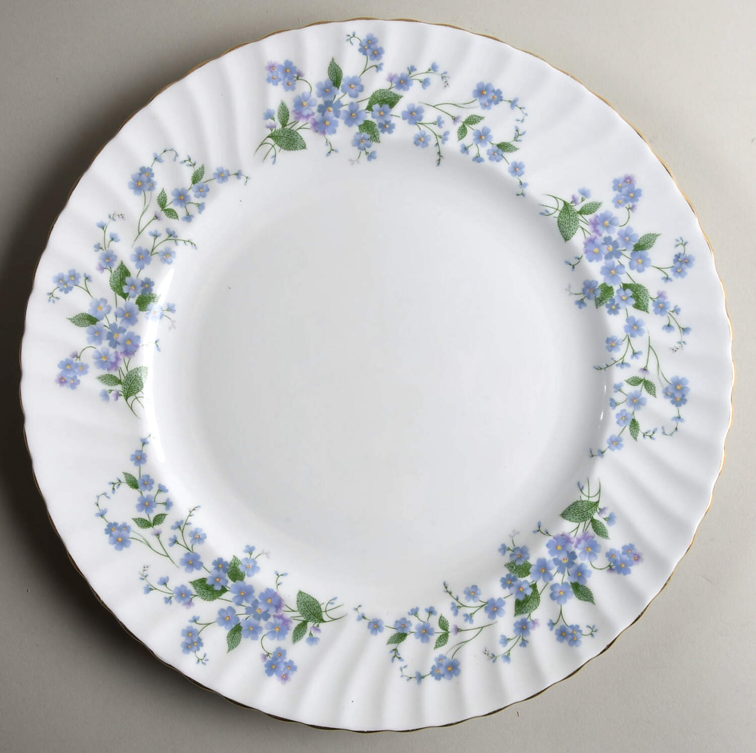 Forget Me Not-Sweet Forget Me Not Dinner Plate by Adderley-1