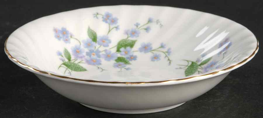 Forget Me Not-Sweet Forget Me Not Fruit/Dessert (Sauce) Bowl by Adderley-1