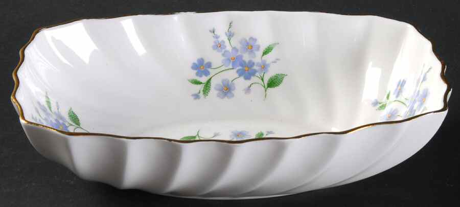 Forget Me Not-Sweet Forget Me Not Nut Dish by Adderley-1