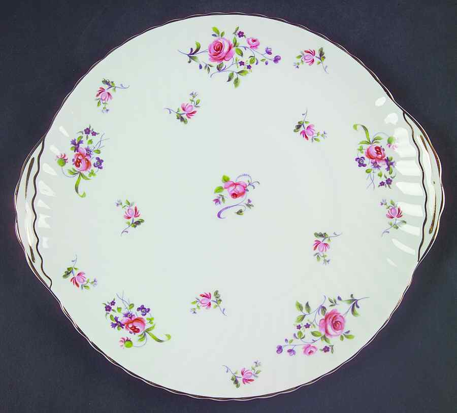 Fragrance Handled Cake Plate by Adderley-1