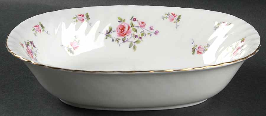 Fragrance 9" Oval Vegetable Bowl by Adderley-1