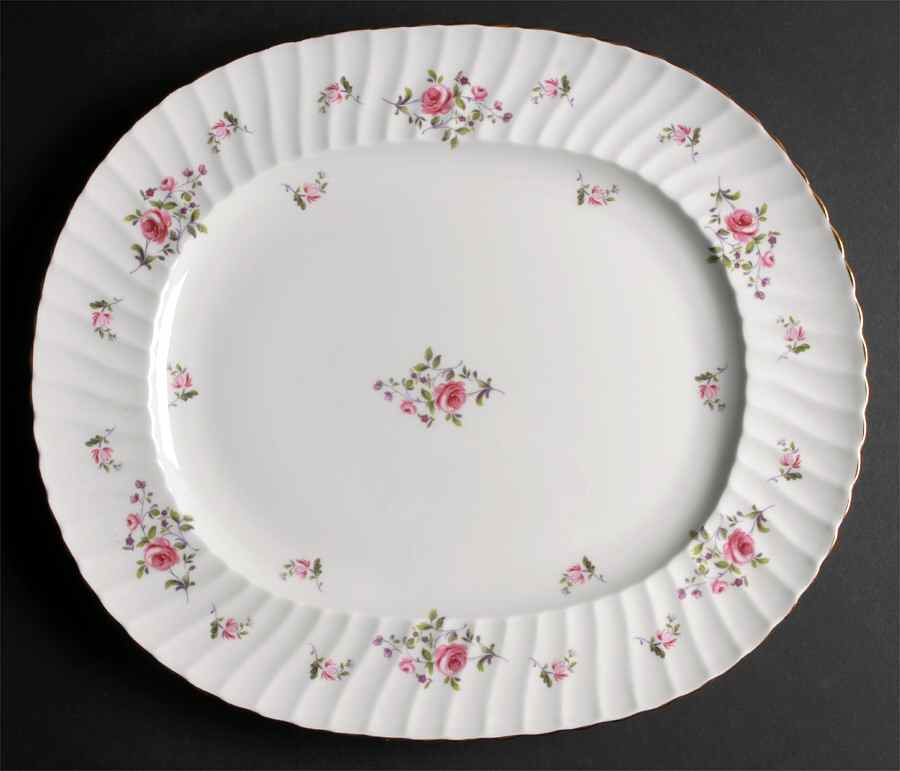 Fragrance 15" Oval Serving Platter by Adderley-1