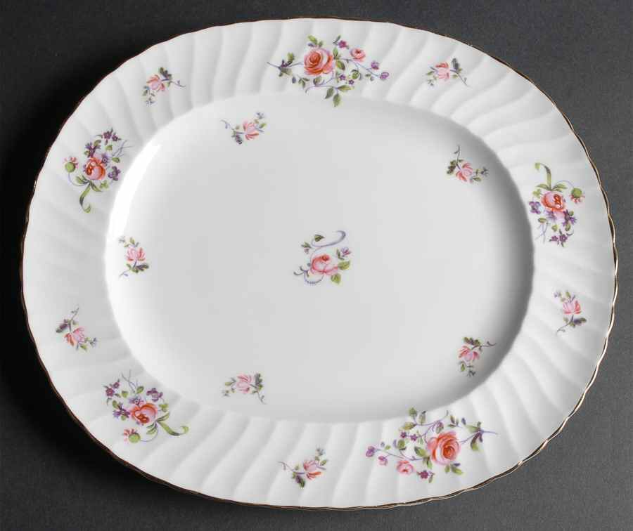 Fragrance 11" Oval Serving Platter by Adderley-1