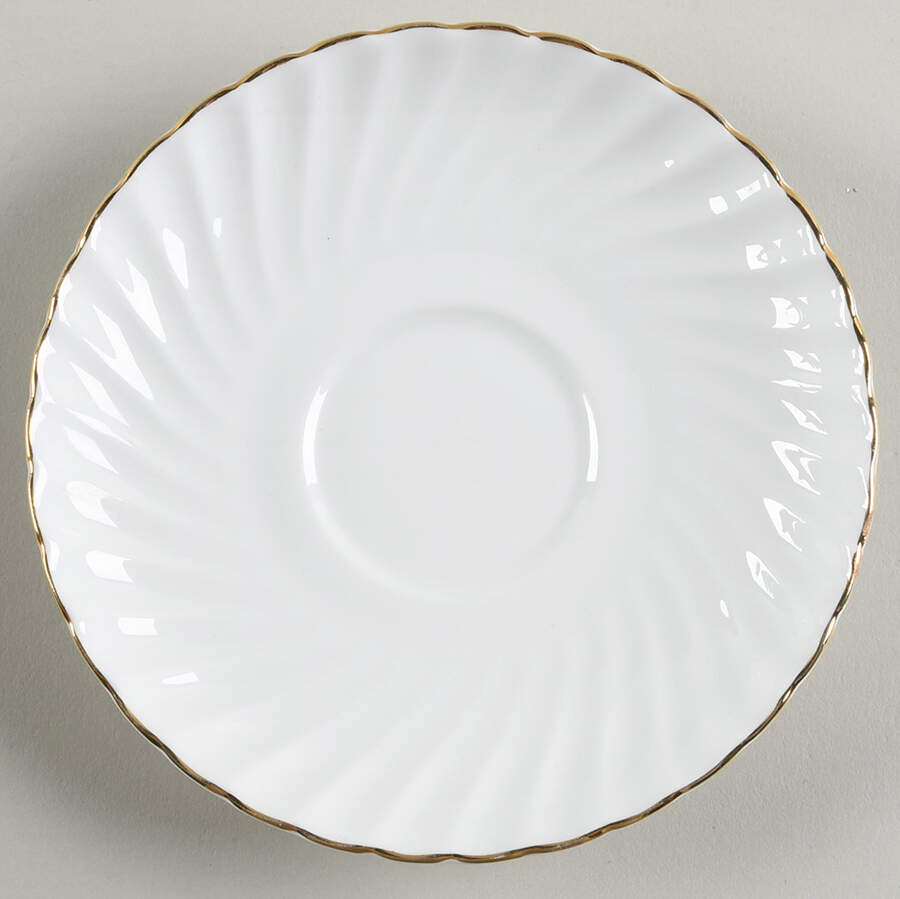 Golden Elegance Saucer by Adderley-1