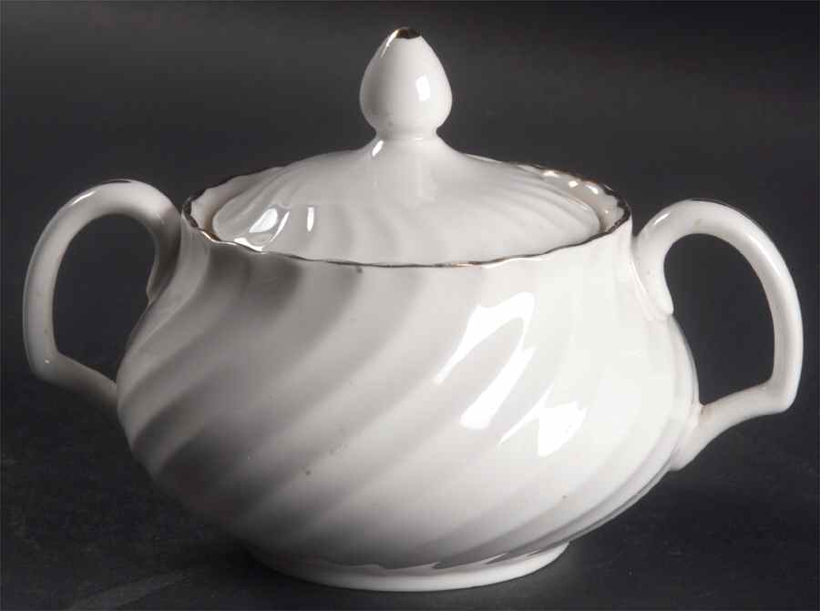 Golden Elegance Sugar Bowl & Lid by Adderley-1