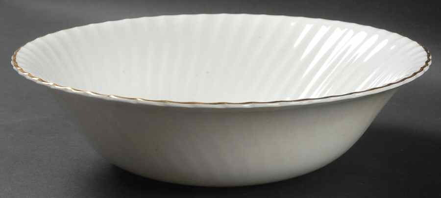 Golden Elegance 9" Round Vegetable Bowl by Adderley-1
