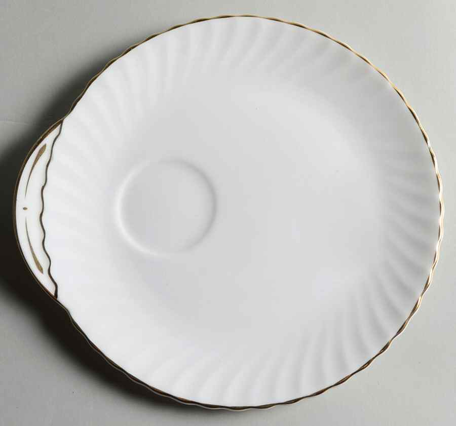 Golden Elegance Snack Plate by Adderley-1