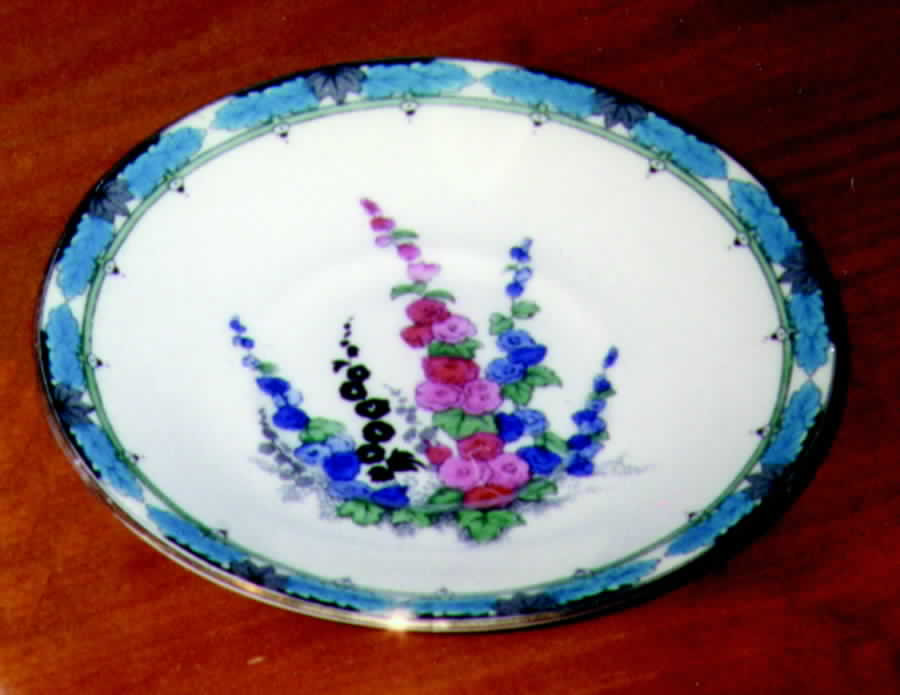 Hollyhock Saucer by Adderley-1