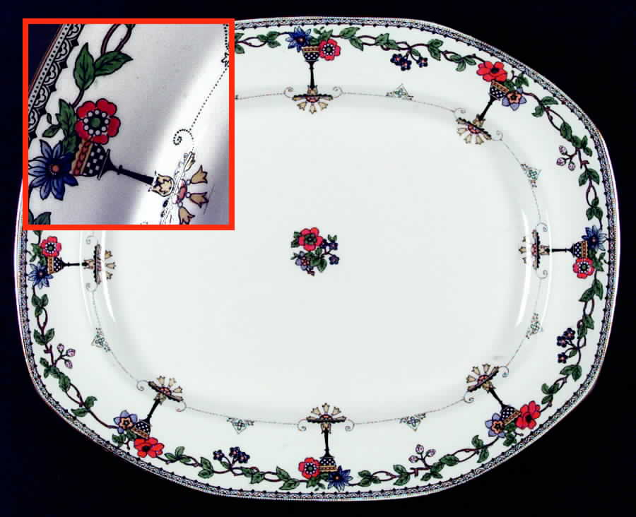 Lincoln 15" Oval Serving Platter by Adderley-1