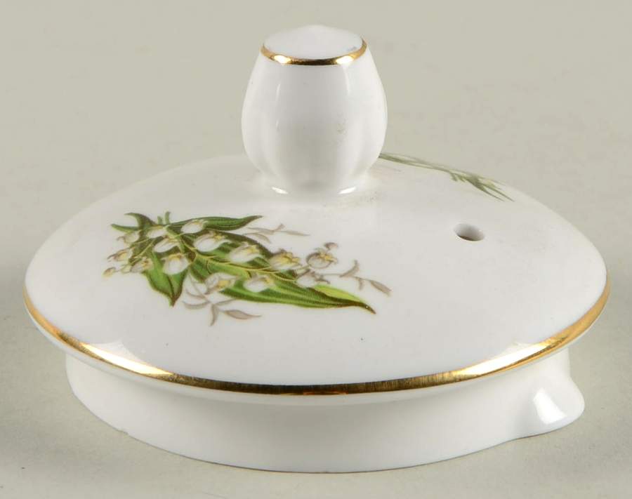 Lily of The Valley Lid for Teapot by Adderley-1