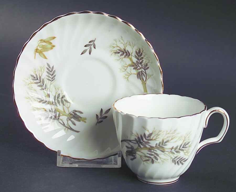 Lyncroft Flat Demitasse Cup & Saucer Set by Adderley-1