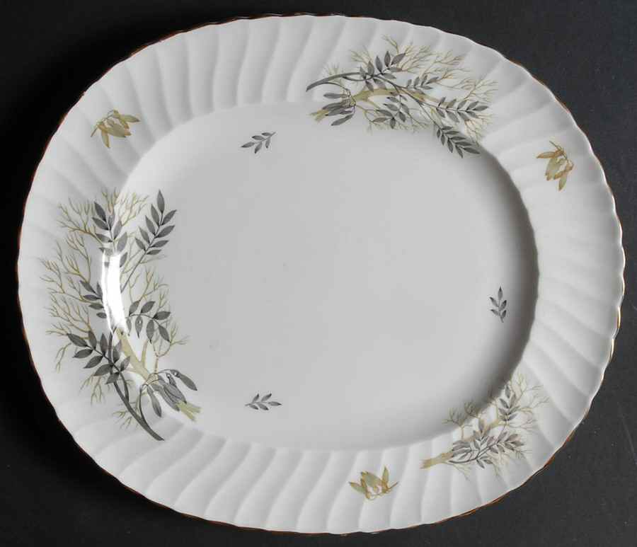Lyncroft 11" Oval Serving Platter by Adderley-1