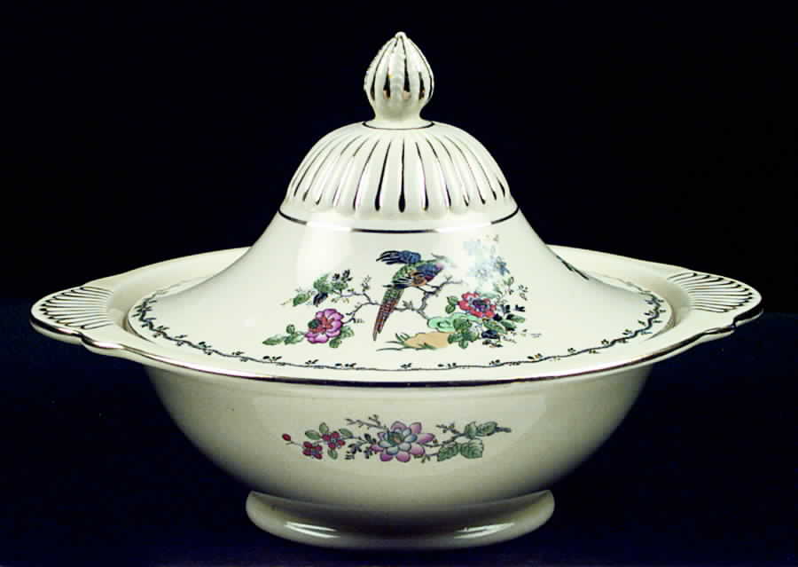 Oriental Round Covered Vegetable by Adderley-1