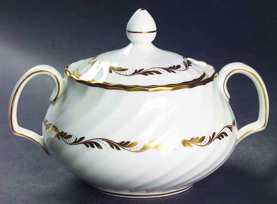 Orleans Sugar Bowl & Lid by Adderley-1