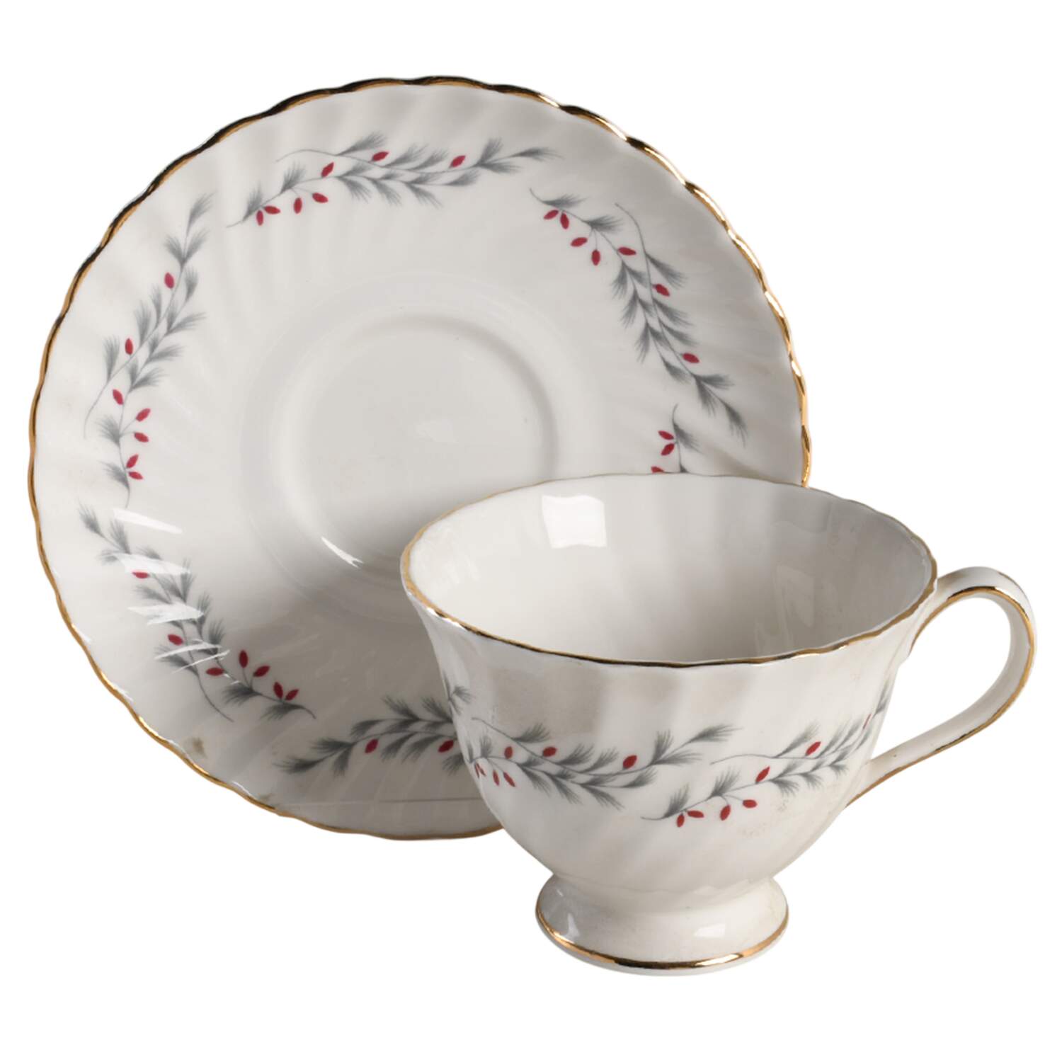 Regal Footed Cup & Saucer Set by Adderley-1