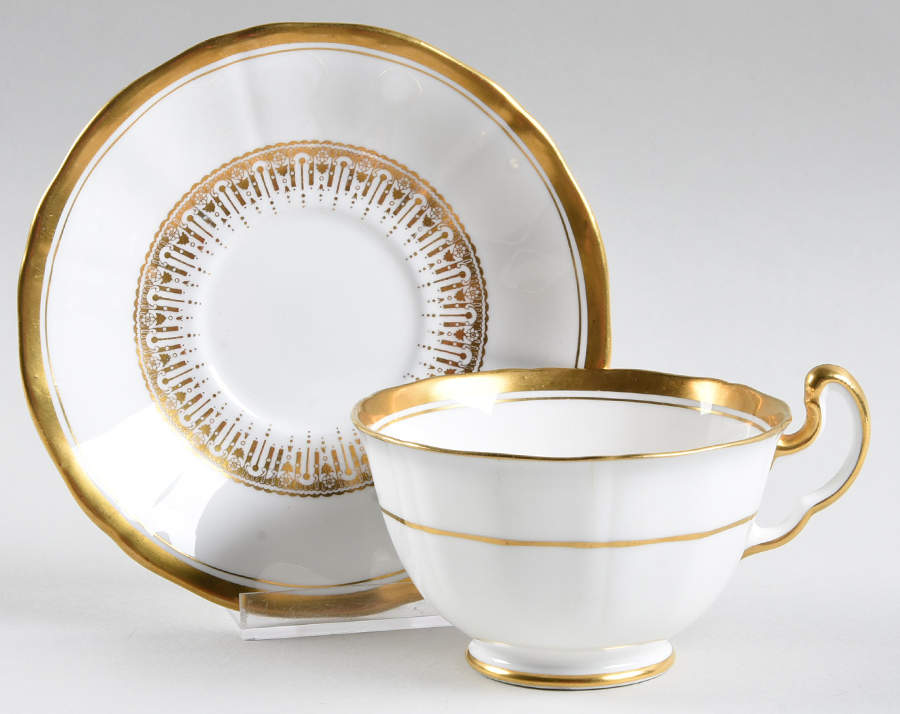 Sandringham Footed Cup & Saucer Set by Adderley-1