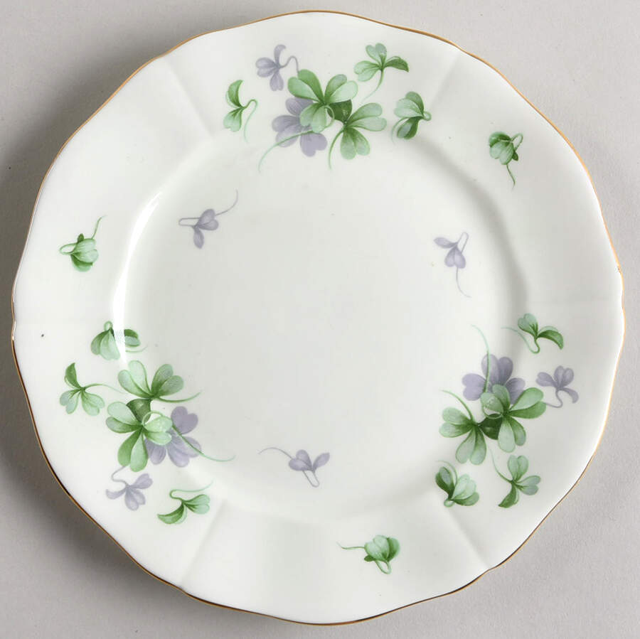 Shamrock Salad Plate by Adderley-1