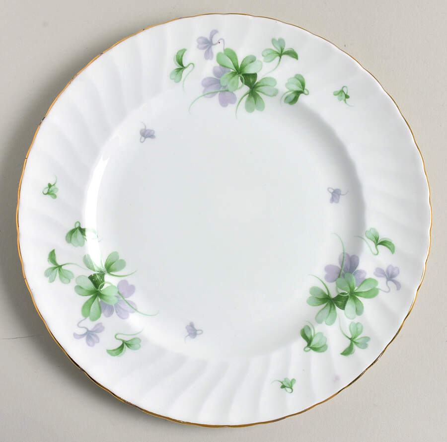 Shamrock Salad Plate by Adderley-1