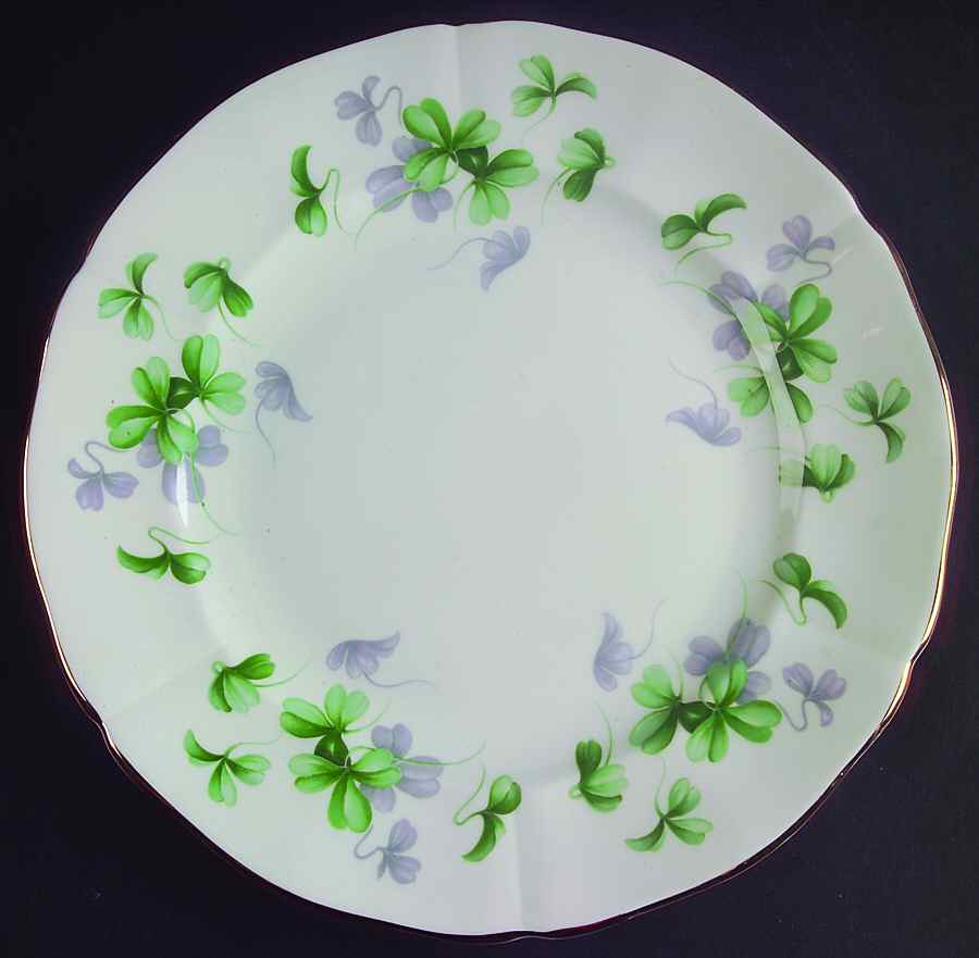 Shamrock Dinner Plate by Adderley-1