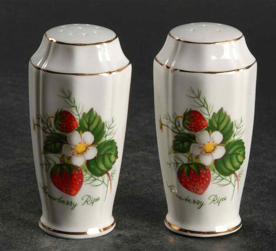 Strawberry Ripe Salt & Pepper Set by Adderley-1