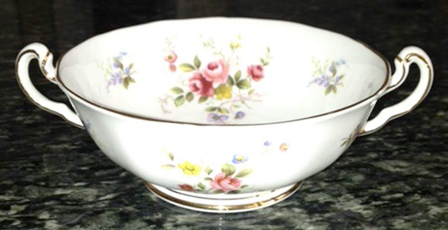 Tenderness Footed Cream Soup Bowl by Adderley-1