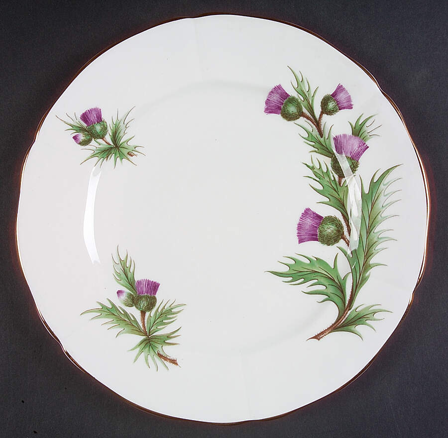 Thistle (Scalloped) Dinner Plate by Adderley-1