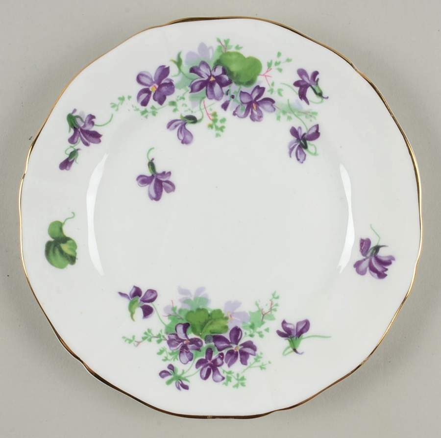 Violet Bread & Butter Plate by Adderley-1