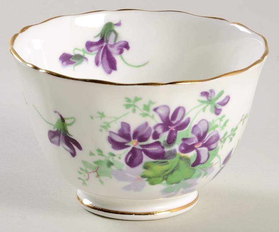 Violet Mini Open Sugar Bowl by Adderley-1