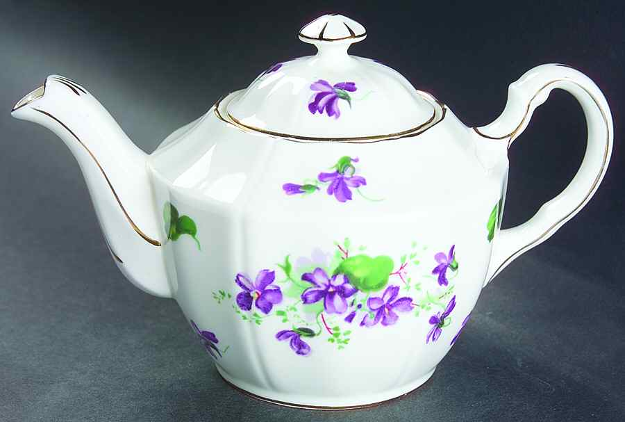 Violet Mini Teapot & Lid by Adderley-1