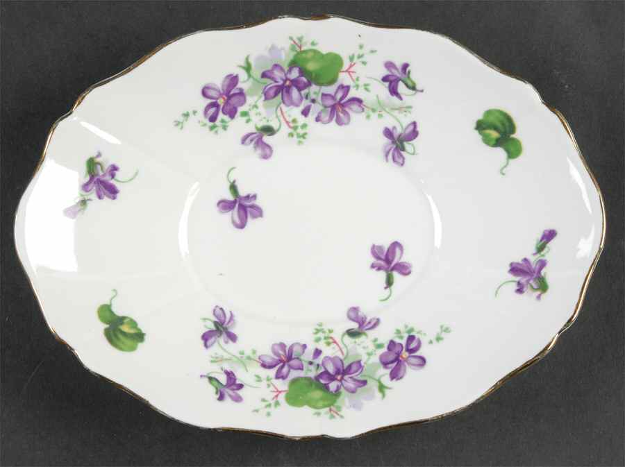 Violet Underplate for Gravy Boat by Adderley-1