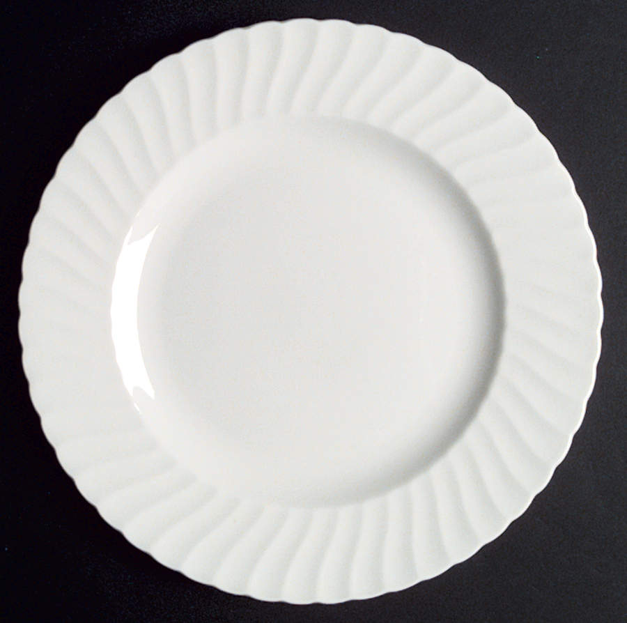 White Fife Dinner Plate by Adderley-1