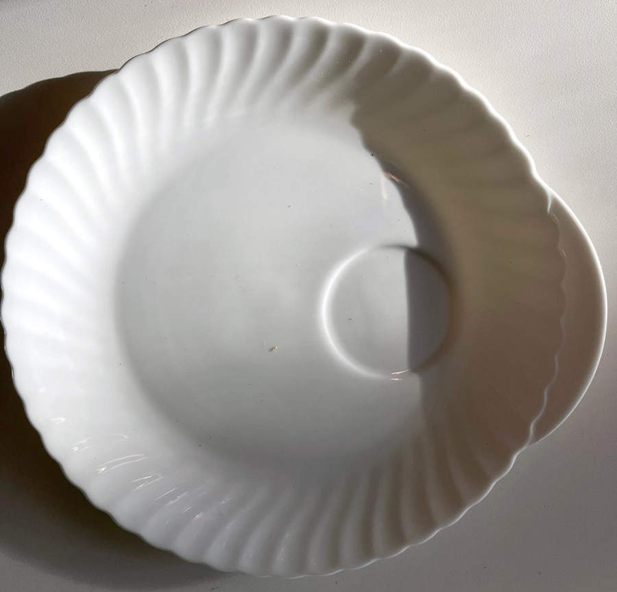 White Fife Snack Plate by Adderley-1
